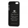 MERCURY GOOSPERY husă de protecție cu sclipici pentru iPhone 5 / 5S / SE (2016) - negru