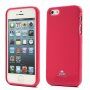 MERCURY GOOSPERY husă de protecție cu sclipici pentru iPhone 5 / 5S / SE (2016) - roz închis