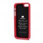 MERCURY GOOSPERY husă de protecție cu sclipici pentru iPhone 5 / 5S / SE (2016) - roz închis
