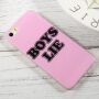 Carcasă din plastic moale, pentru Apple iPhone SE (2016) / 5S / 5 - Boys lie