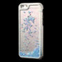 Carcasă de protecţie, cu paiete mobile, pentru Apple iPhone 6 / 6S - paiete albastru deschis