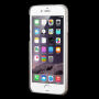 Carcasă de protecţie, cu paiete mobile, pentru Apple iPhone 6 / 6S - paiete albastru deschis cu inimioare roz
