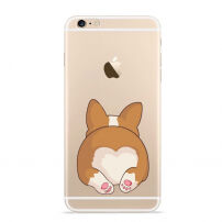 Carcasă din plastic moale, pentru Apple iPhone 6 / 6S - corgi