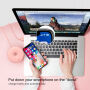 Încărcător wireless QI BASEUS, în stil donut, pentru Apple iPhone - roz