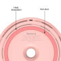 Încărcător wireless QI BASEUS, în stil donut, pentru Apple iPhone - roz