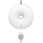 Încărcător wireless QI BASEUS, în stil donut, pentru iPhone - alb