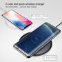 Încărcător wireless QI BASEUS, în stil donut, pentru iPhone - alb