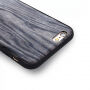Carcasă de protecţie, cu design de lemn, pentru Apple iPhone 6 Plus / 6S Plus - gri