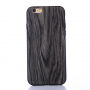 Carcasă de protecţie, cu design de lemn, pentru Apple iPhone 6 Plus / 6S Plus - gri