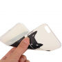 Carcasă de protecţie, din plastic, pentru Apple iPhone 6S Plus / 6 Plus – pisica vrea să conducă lumea