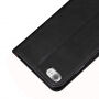 Husă flip de protecţie, din piele artificială, pentru Apple iPhone 6 Plus / 6S Plus - negru