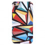 Carcasă de protecţie, din plastic, pentru Apple iPhone 6 Plus / 6S Plus - triunghiuri colorate