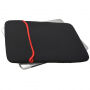 Plic din neopren cu două fețe, pentru ambele feţe, pentru MacBook Pro 17" - roşu / negru