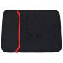 Plic din neopren cu două fețe, pentru ambele feţe, pentru MacBook Pro 17" - roşu / negru