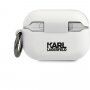 Karl Lagerfeld Karl Head husă din silicon pentru AirPods Pro - alb