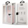 Karl Lagerfeld Choupette Head husă din silicon pentru iPhone 12 Pro Max - roz