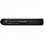 Nomad Rugged Folio carcasă flip din piele cu MagSafe pentru iPhone 12 Pro Max - negru