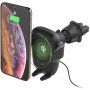 iOttie AutoSense Wireless suport de ventilație/slot CD cu încărcare fără fir pentru iPhone - negru
