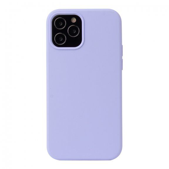 Carcasă din silicon pentru iPhone 12 mini - violet deschis