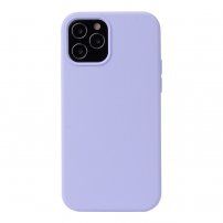 Carcasă din silicon pentru iPhone 12 / 12 Pro - violet deschis