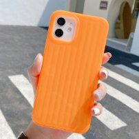 Husă de neon reiat pentru iPhone 11 Pro - portocaliu