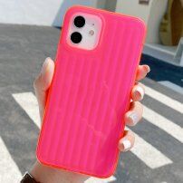 Husă de neon reiat pentru iPhone 12 Pro Max - roz