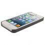 Carcasă de protecţie, din plastic, pentru Apple iPhone 5 / 5S / SE (2016) - negru / alb