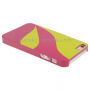 Carcasă de protecţie, din plastic, pentru Apple iPhone 5 / 5S / SE (2016) - roz / galben