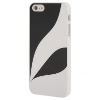 Carcasă de protecţie, din plastic, pentru Apple iPhone 5 / 5S / SE (2016) - alb / negru
