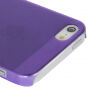 Carcasă ultra subţire, din plastic, pentru iPhone 5 / 5S / SE (2016) - violet