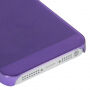 Carcasă ultra subţire, din plastic, pentru iPhone 5 / 5S / SE (2016) - violet