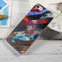 Carcasă de protecţie, din plastic moale, pentru Apple iPhone 5 / 5S / SE (2016) - galaxie