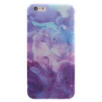 Carcasă de protecţie, din plastic moale, pentru Apple iPhone 6 Plus / 6S Plus - marmură violet deschis