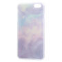 Carcasă de protecţie, din plastic moale, pentru Apple iPhone 6 Plus / 6S Plus - marmură violet deschis
