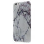 Carcasă de protecţie, din plastic moale, pentru Apple iPhone 6 Plus / 6S Plus - marmură albă