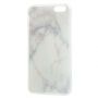 Carcasă de protecţie, din plastic moale, pentru Apple iPhone 6 Plus / 6S Plus - marmură albă