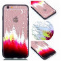 Carcasă de protecţie, din plastic, cu ramă neagră, pentru Apple iPhone 6S Plus / 6 Plus - pădure
