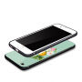 Carcasă de protecţie NXE, din plastic, cu strat din sticlă durificată, pentru Apple iPhone 6 Plus / 6S Plus - turcoaz