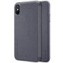 Husă flip NILLKIN, de protecţie, pentru Apple iPhone XS / iPhone X - negru