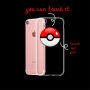Carcasă Pokemon Go, cu bilă Poke 3D, pentru Apple iPhone 8 / 7