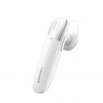 Căşti Bluetooth USAMS, cu microfon, pentru Apple iPhone - alb