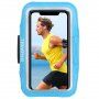 Haweel carcasă sport pentru mână cu buzunar de chei pentru iPhone - albastru