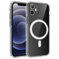 Husă de protecție cu suport de încărcare MagSafe pentru iPhone 11 Pro - transparent