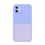 Husă de protecție cu buzunar de card pentru iPhone 12 mini - violet
