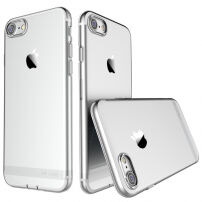 Carcasă subţire USAMS, cu capac pentru conectorul Lightning, pentru Apple iPhone SE (2020/2022) / 8 / 7 - transparentă