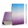Carcasă / husă Smart curcubeu, cu funcţie sleep şi stativ, pentru Apple iPad 9,7" (2017) / iPad 2018 - violet-albastru