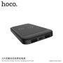 Powerbank elegant HOCO, 10000mAh, cu încărcare wireless, pentru Apple iPhone - negru