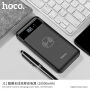 Powebank HOCO 10000mAh, cu funcţie de încărcare wireless, pentru Apple iPhone - negru