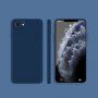 Husă de protecție din silicon cu margini drepte pentru iPhone 7 / 8 / SE (2020/2022) - albastru