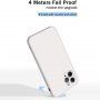 Husă de protecție din silicon cu margini drepte pentru iPhone 11 Pro Max - violet